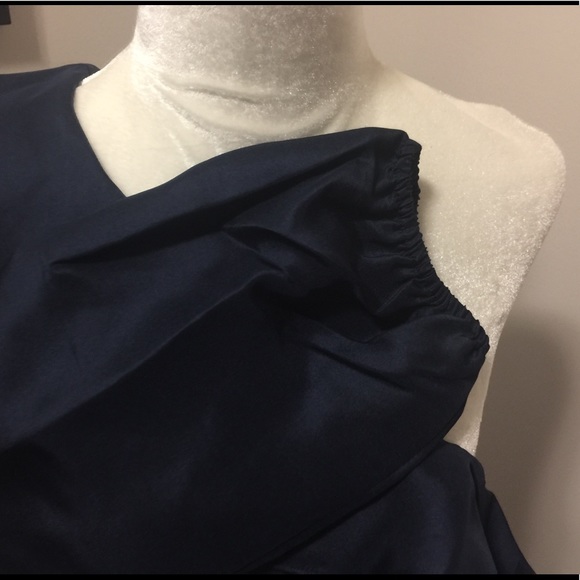 J.Crew Tall Silk one shoulder top - Picture 5 of 6